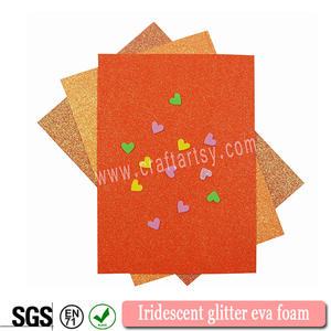 Glitter EVA foam (Textured Iridescent glitter eva foam)